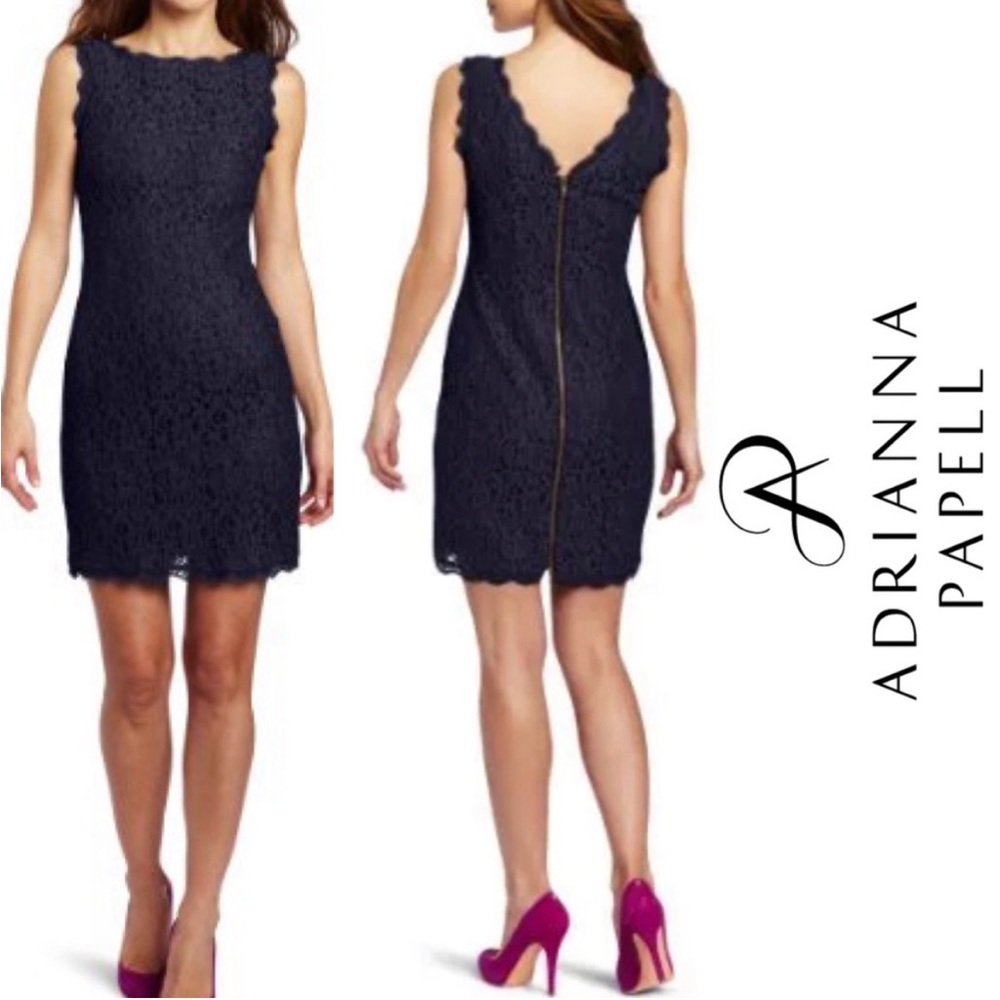 Navy blue dress